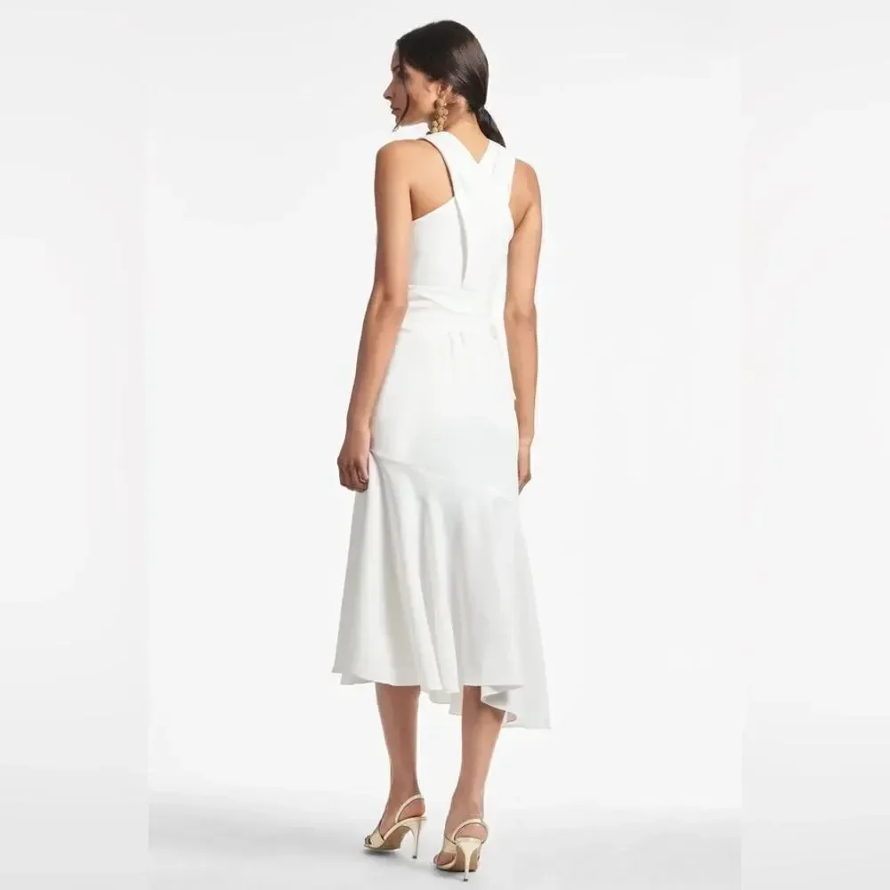 SACHIN & BABI Naomi Belted Halter Dress / size 12